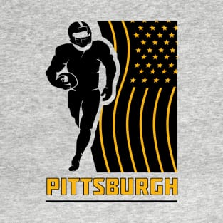 Pittsburgh Football Team Color T-Shirt